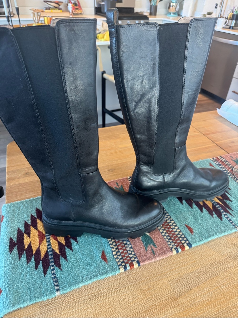 Madewell Tall Lugsole Chelsea Boots